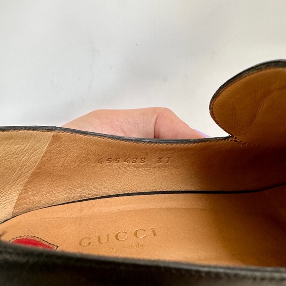 Authentic Gucci Marmont loafers in sz 37 - Picture 6 of 12